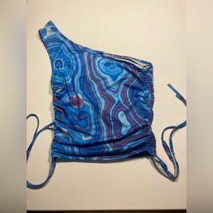 Shein shirt one shoulder